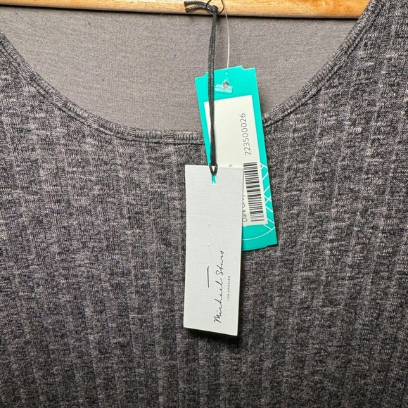 Michael Stars Jasper Rib Knit Dress NWT Women’s Small – Long Sleeve Crew Neck - Picture 4 of 7